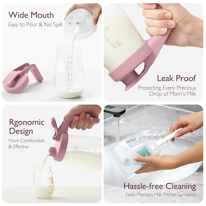 Momcozy Breast Milk Pitcher Pink