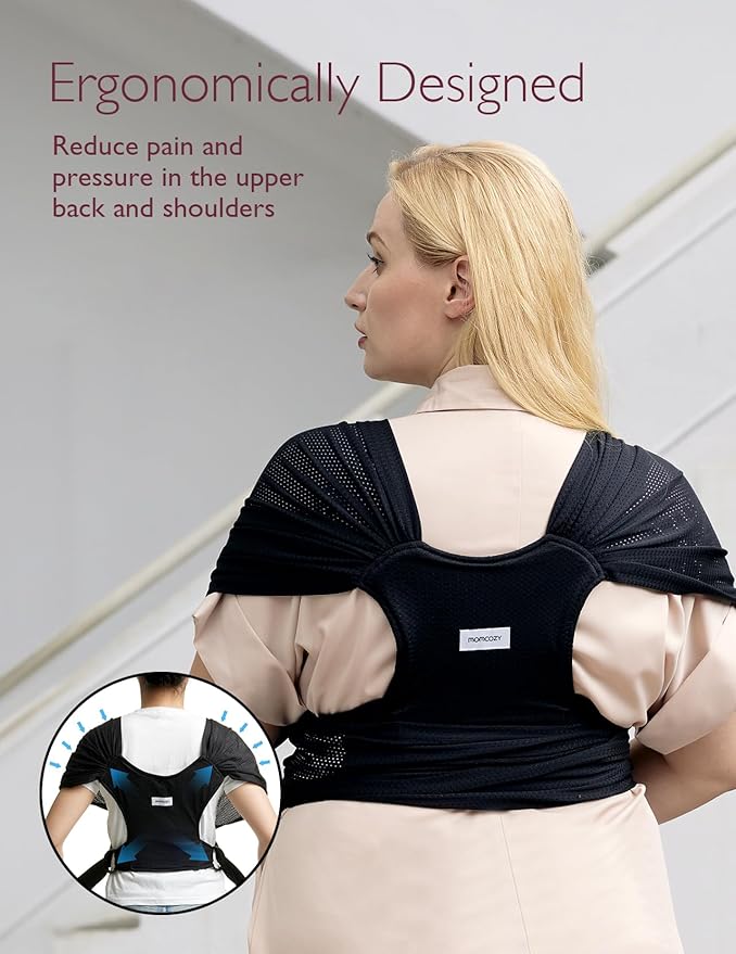 Momcozy Baby Carrier AirMesh Black
