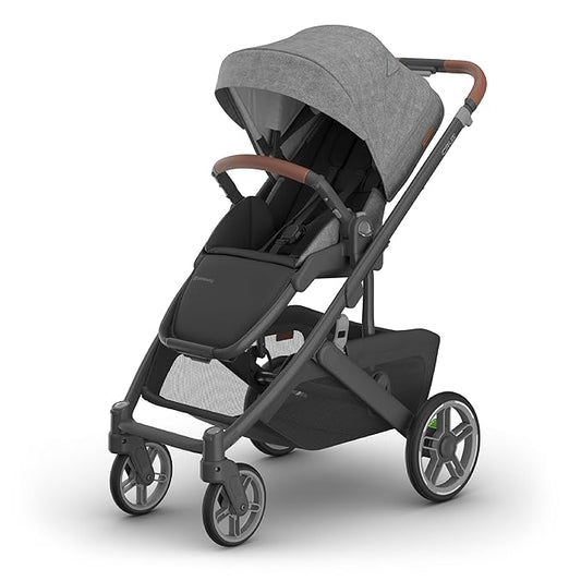 Cruz V3 Stroller | Charcoal Mélange/Carbon Frame/Saddle Leather
