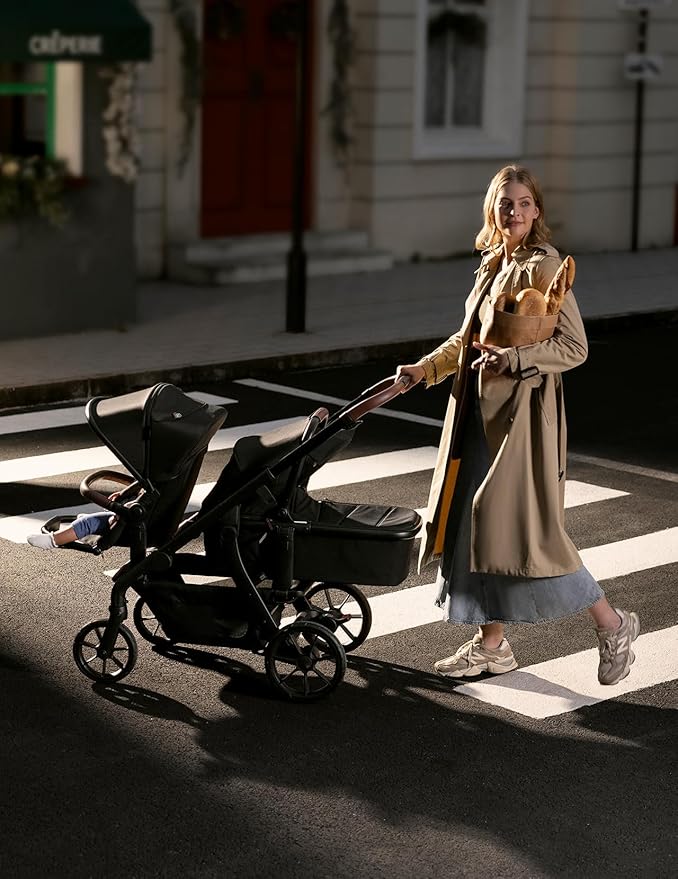 Momcozy ChangeGo Convertible Single-to-Double-to-Wagon Stroller