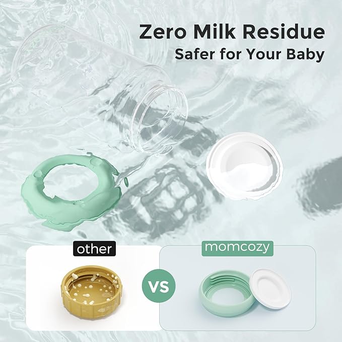 Momcozy 10oz Wide-Neck Natural Baby Bottle
