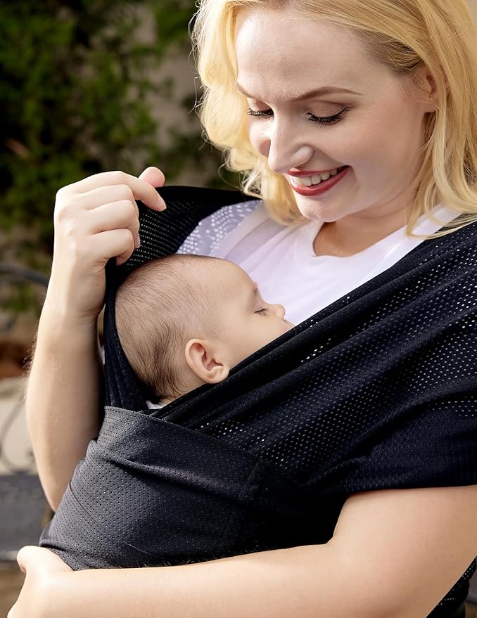 Momcozy Baby Carrier AirMesh Black
