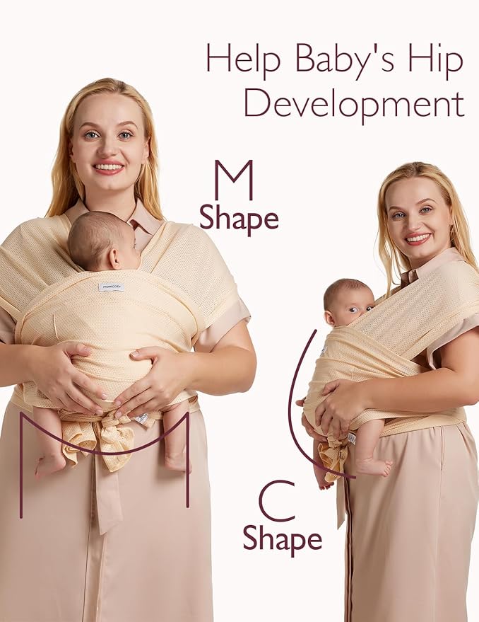 Momcozy Baby Carrier AirMesh Beige
