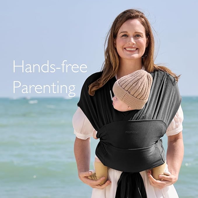 Momcozy Baby Wrap Carrier Black