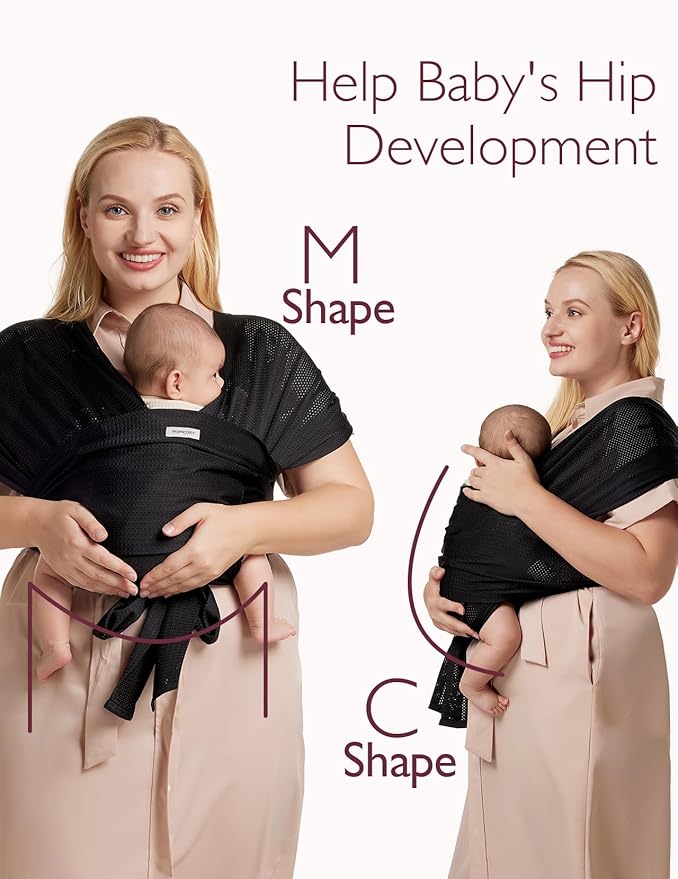 Momcozy Baby Carrier AirMesh Black