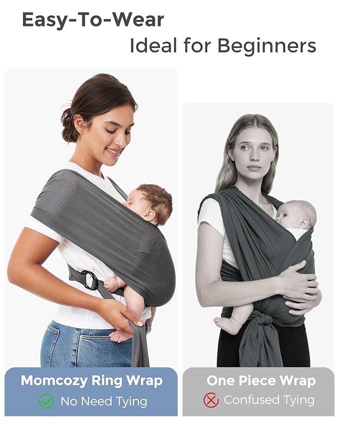 Momcozy Baby Carrier AirMesh Charcoal Gray