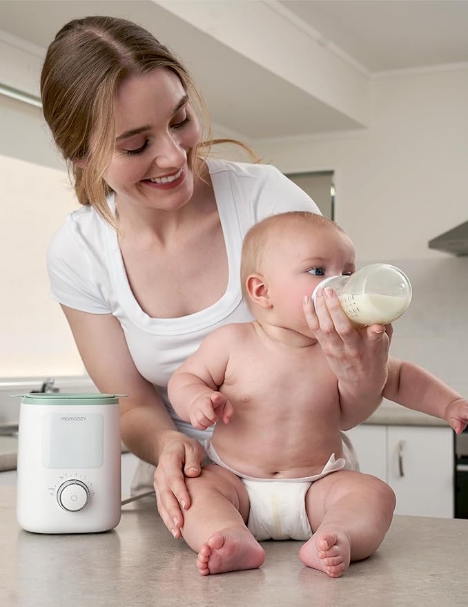 Momcozy 9-in-1 Baby Bottle Warmer with Night Light