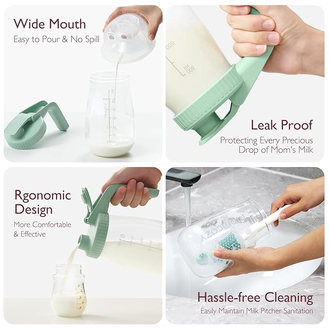 Momcozy Breast Milk Pitcher Green