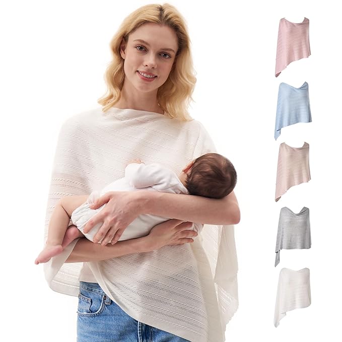 Momcozy Ultra-Light Nursing Cover White