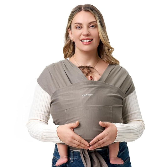 Momcozy Baby Wrap Carrier Brown