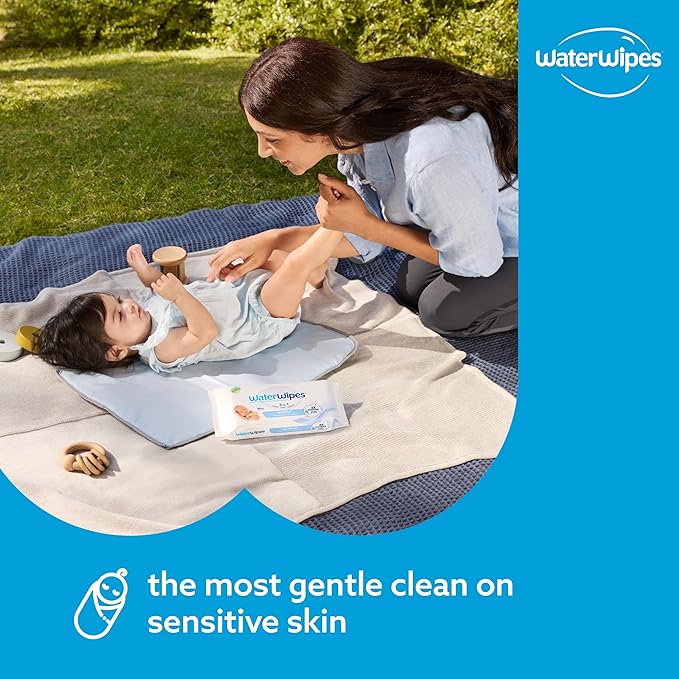 WaterWipes Sensitive+ Newborn & Baby Wipes (4 Packs)