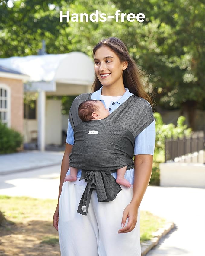 Momcozy Baby Carrier AirMesh Charcoal Gray