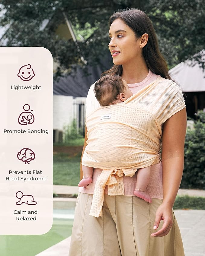 Momcozy Baby Carrier AirMesh Light Beige