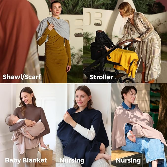 Black Momcozy Nursing Cover