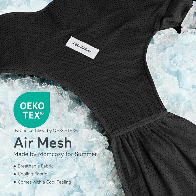 Momcozy Baby Carrier AirMesh Black