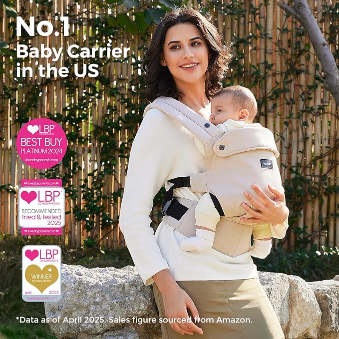 Momcozy Baby Carrier Khaki