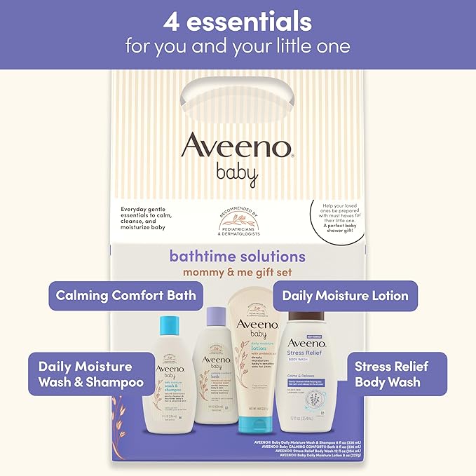 Aveeno Baby Bathtime Solutions Mommy & Me Gift Set