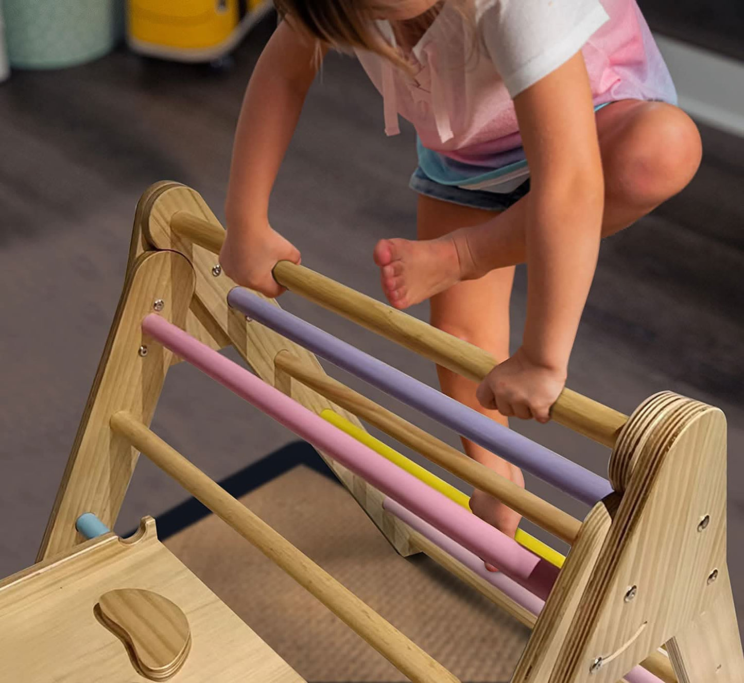 Hazel - Pikler Triangle Ladder & Rocker Set