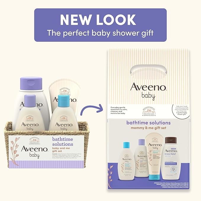 Aveeno Baby Bathtime Solutions Mommy & Me Gift Set