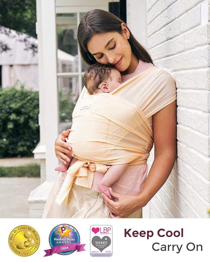Momcozy Baby Carrier AirMesh Light Beige