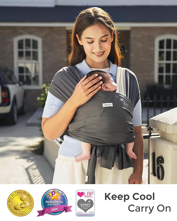 Momcozy Baby Carrier AirMesh Charcoal Gray