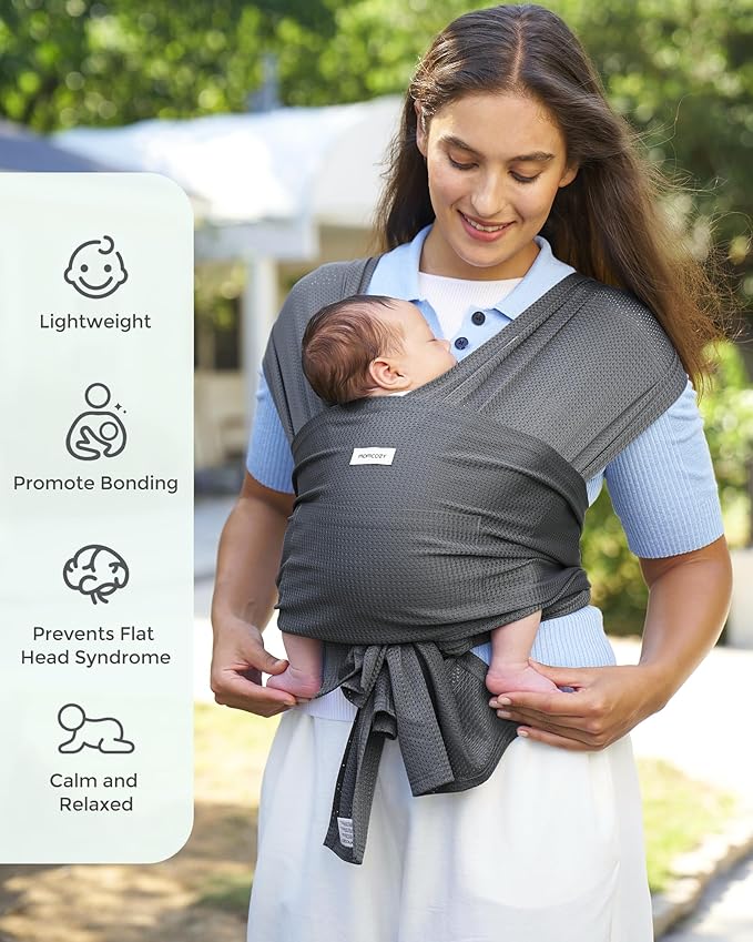Momcozy Baby Carrier AirMesh Charcoal Gray
