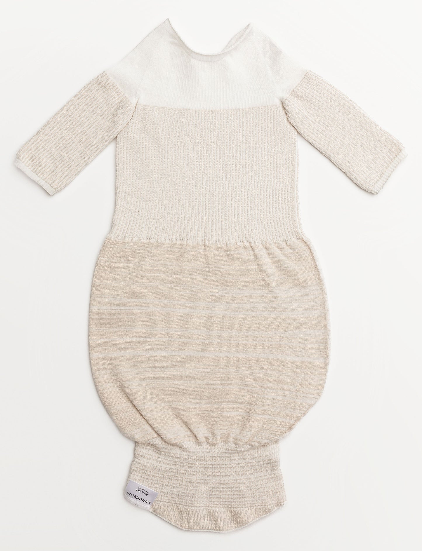 Bamboo Blend Beige Arms Out™ Long Sleeve Sleep Sack