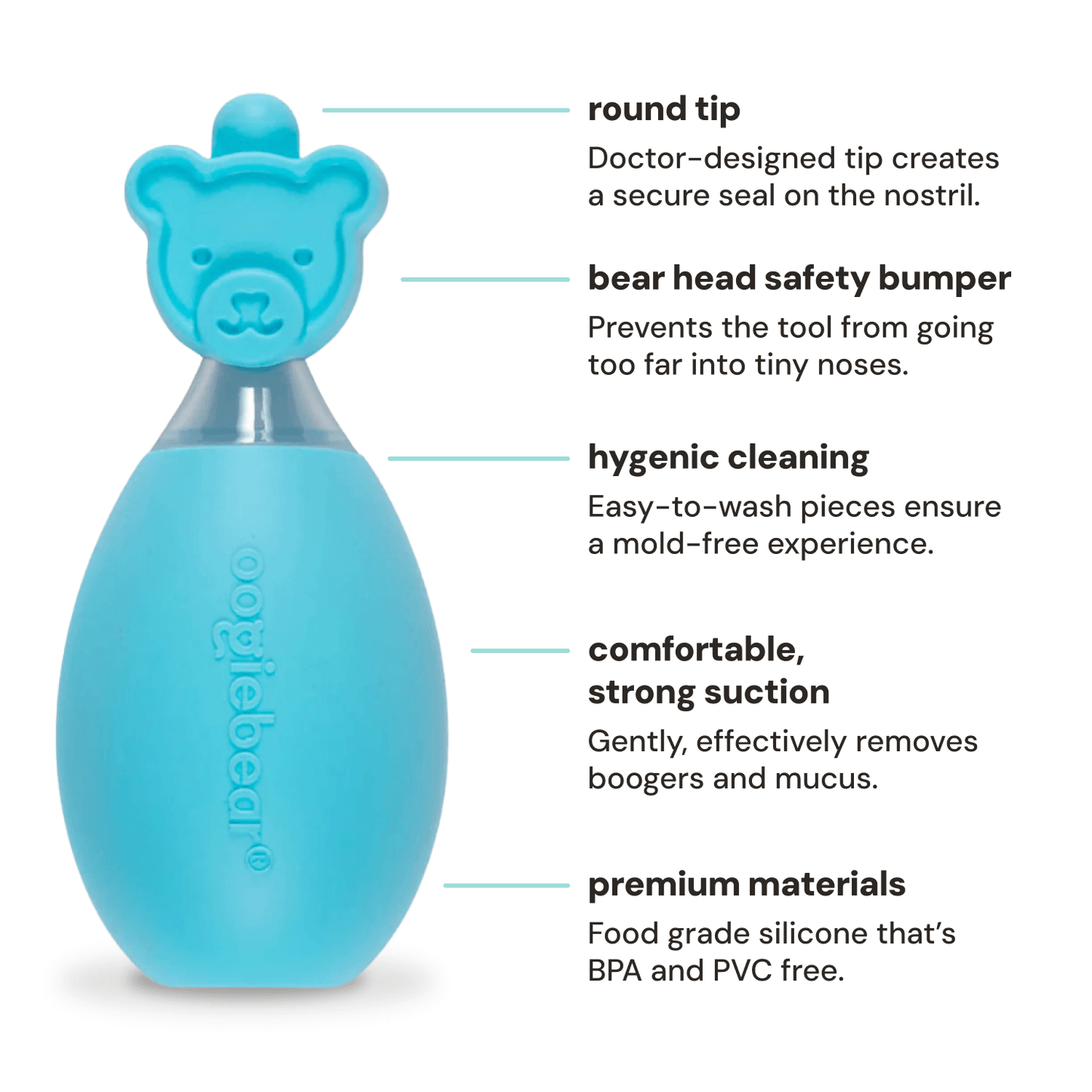 Bulb Nose Nasal Aspirator