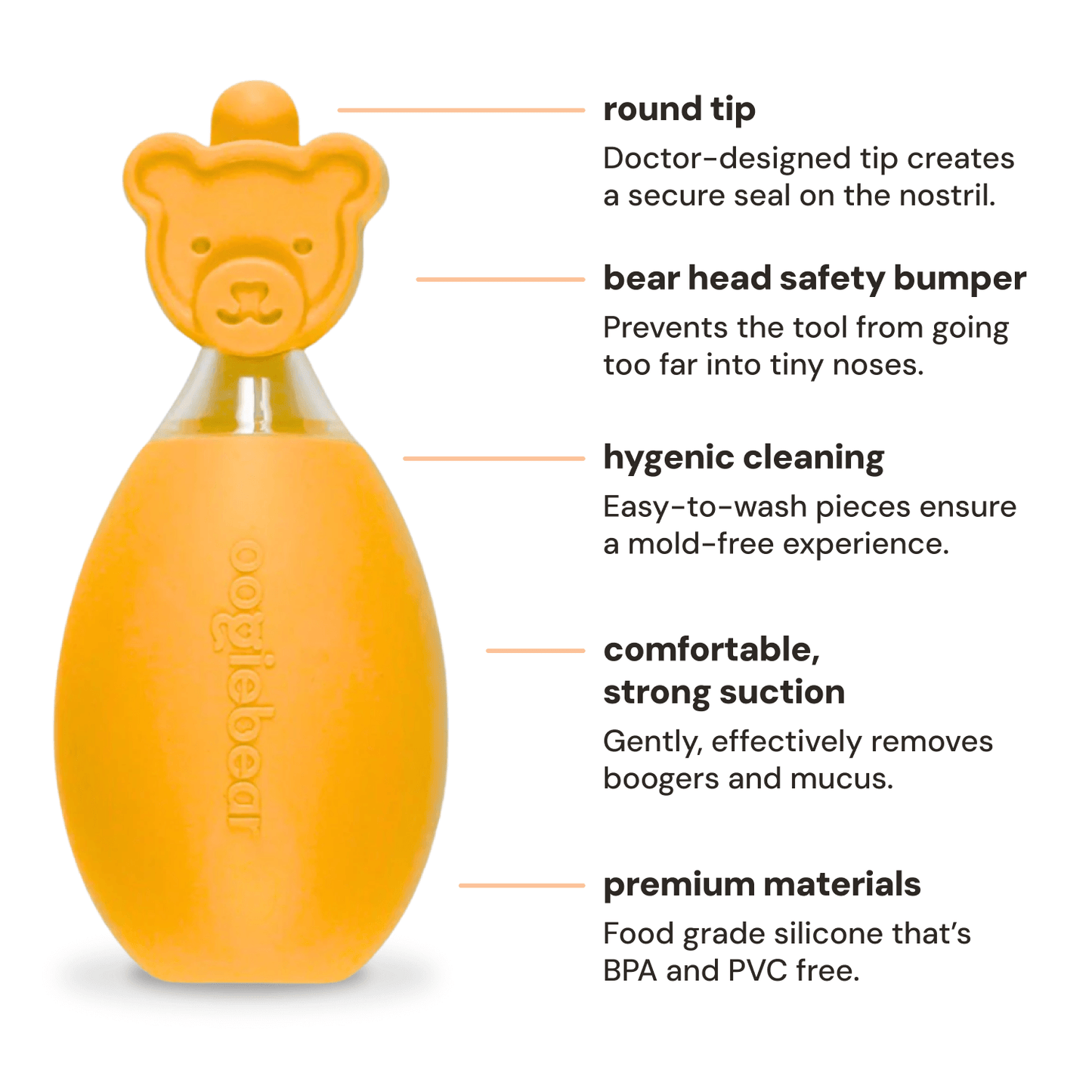 Bulb Nose Nasal Aspirator
