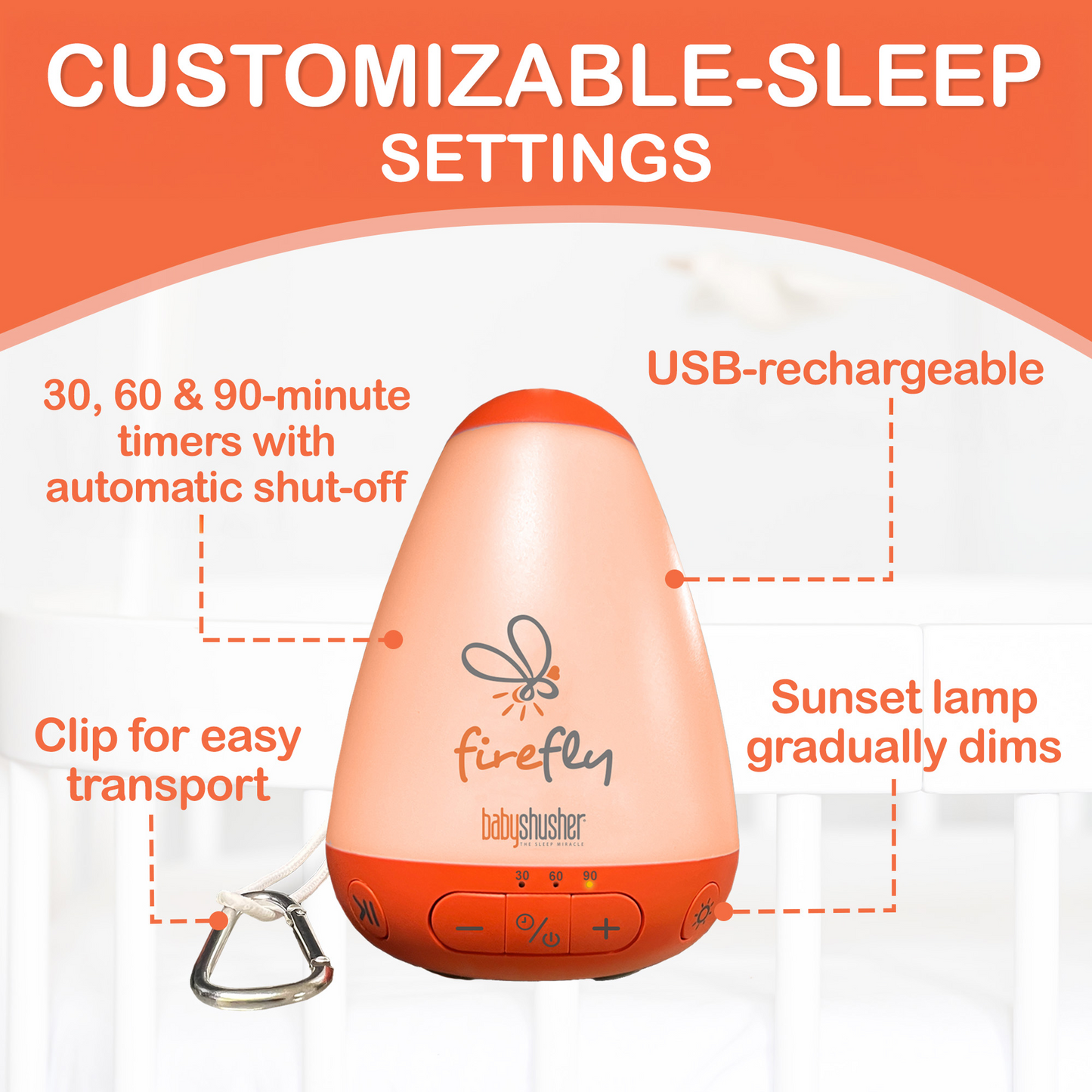 Firefly Portable Baby Sound Machine