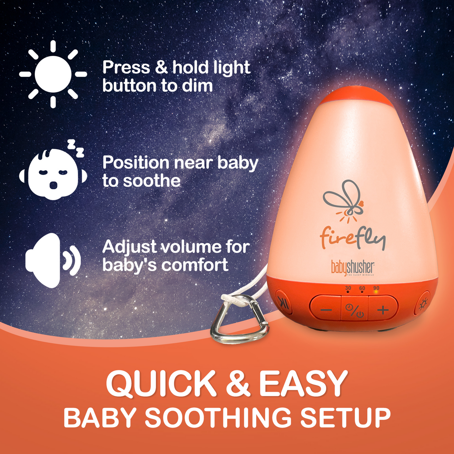 Firefly Portable Baby Sound Machine
