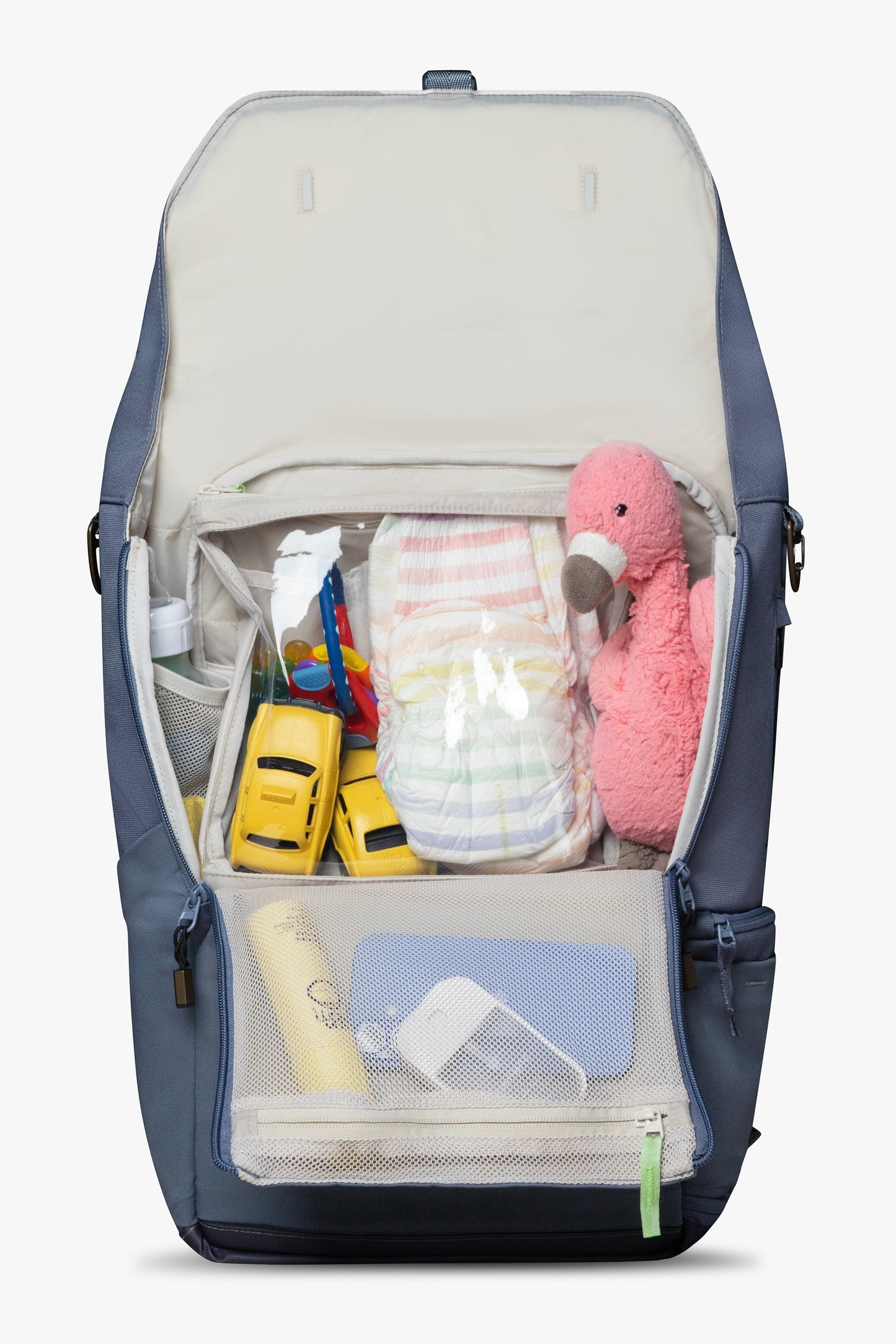 Everyday Diaper Backpack & Changing Wallet Bundle / Dusky Blue