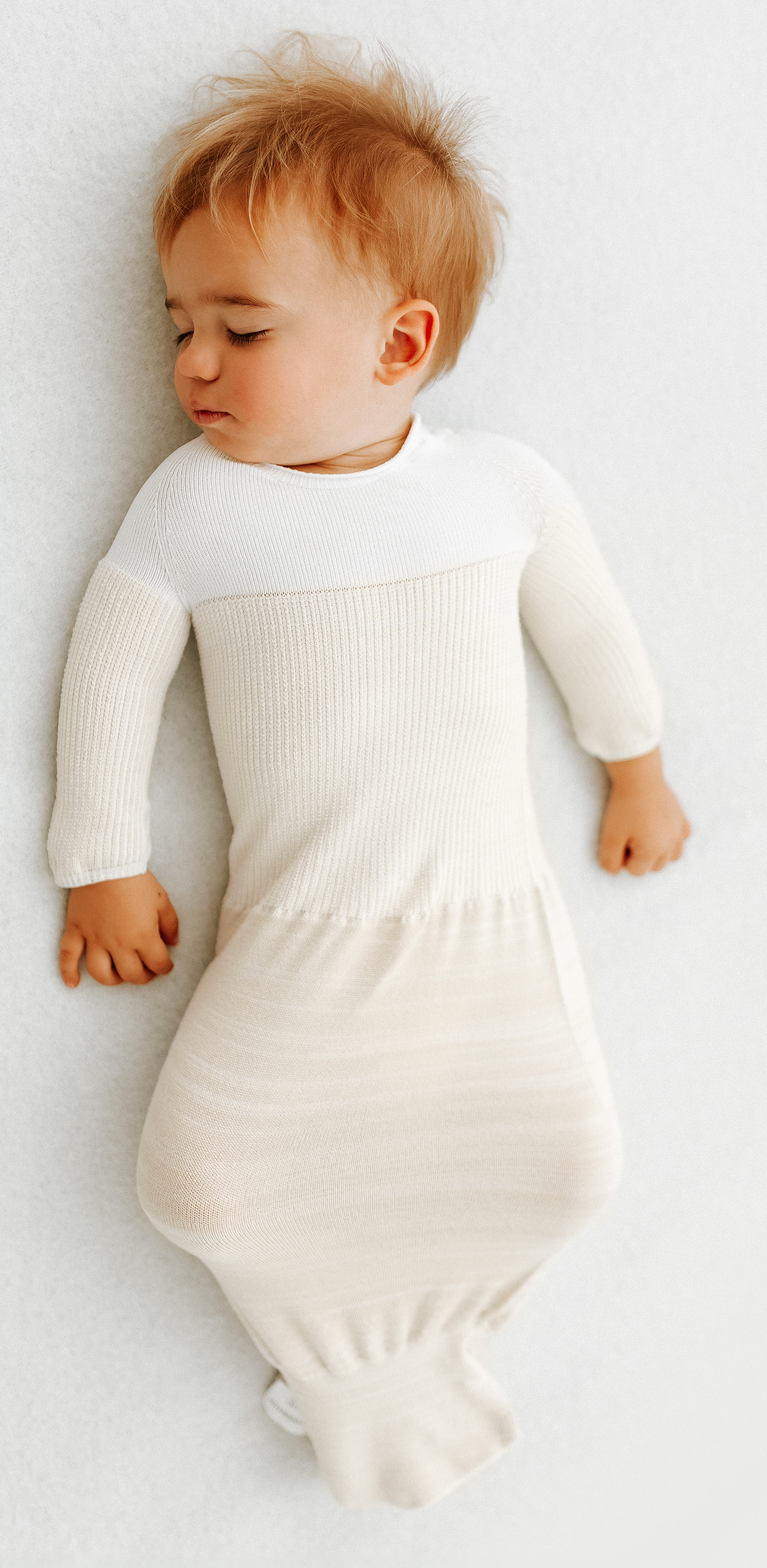 Bamboo Blend Beige Arms Out™ Long Sleeve Sleep Sack