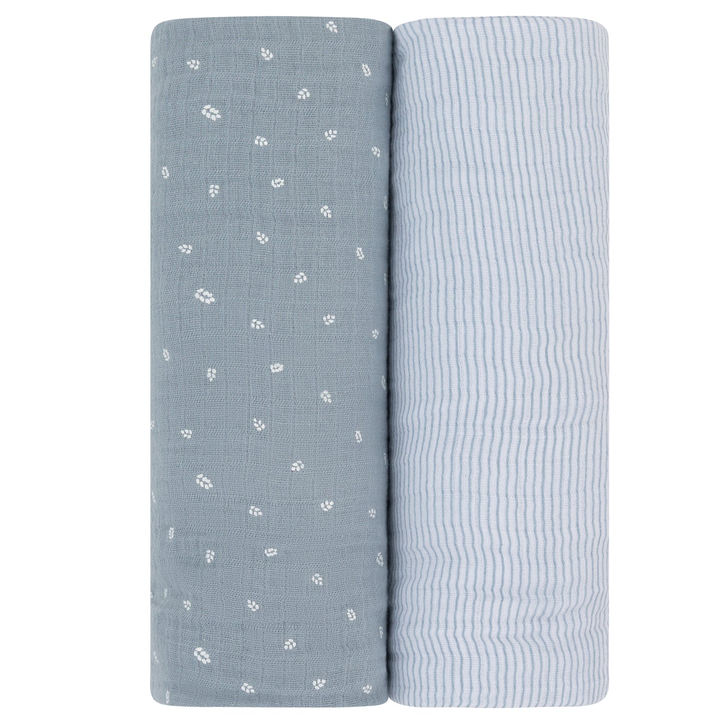 2 Pack Cotton Muslin Swaddle Blanket