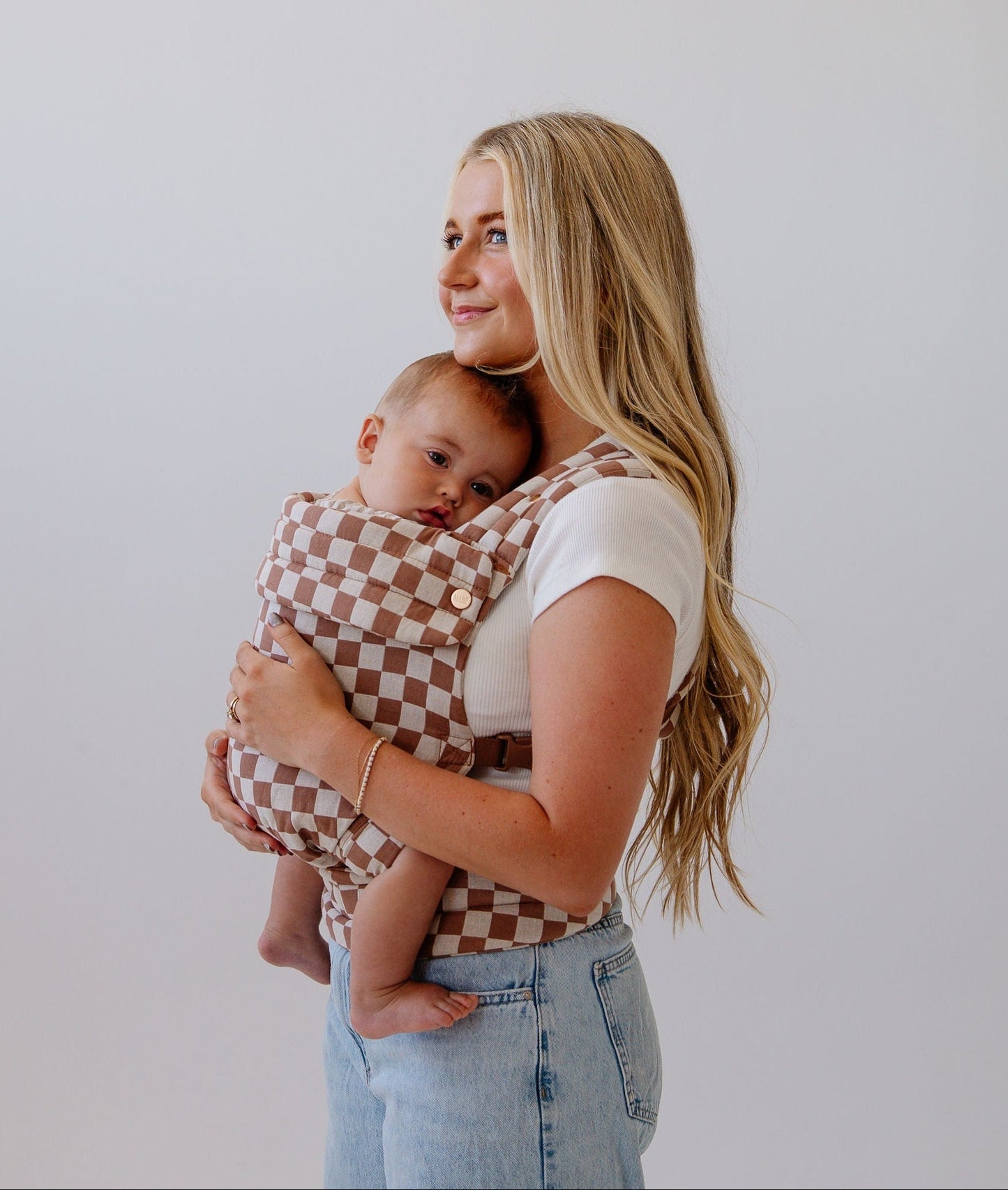 The Monarch Baby Carrier - Mocha Check