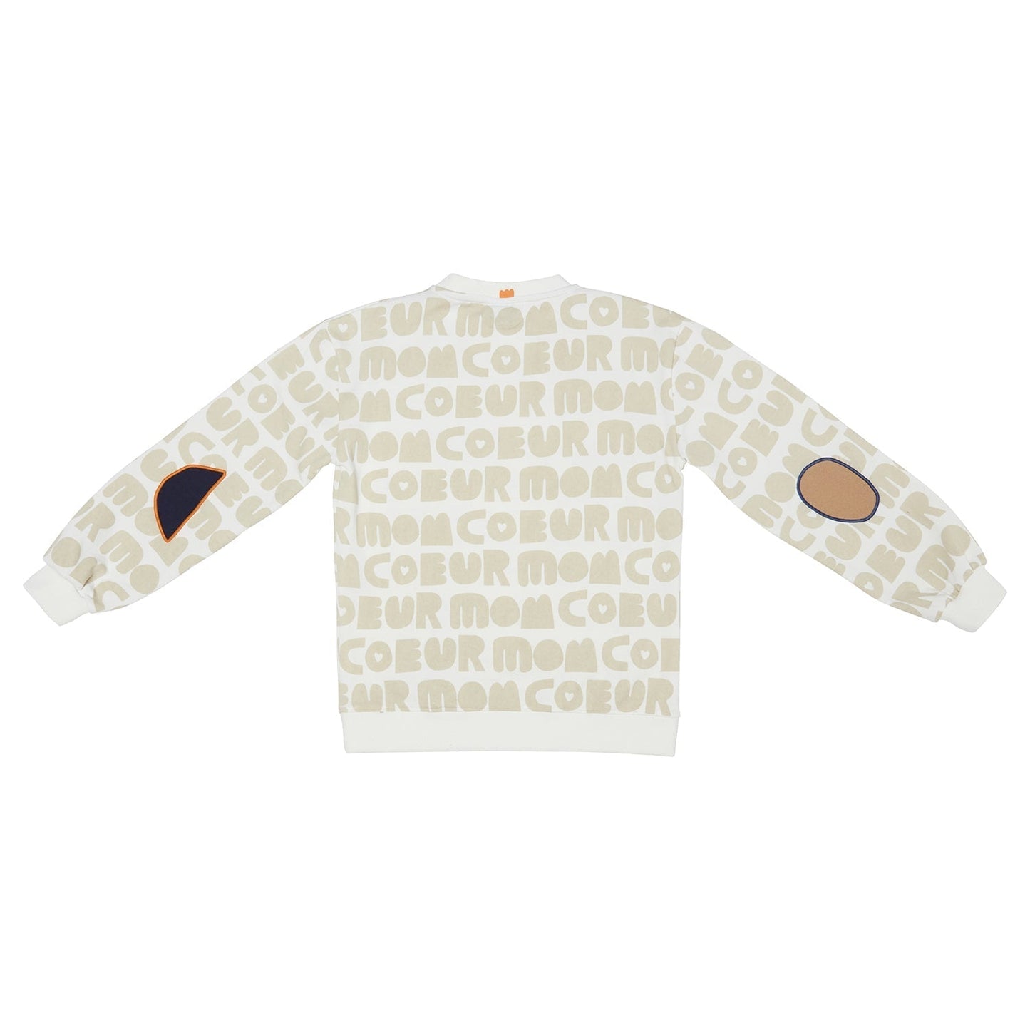 Kid Mon Coeur All-Over Sweatshirt - Natural