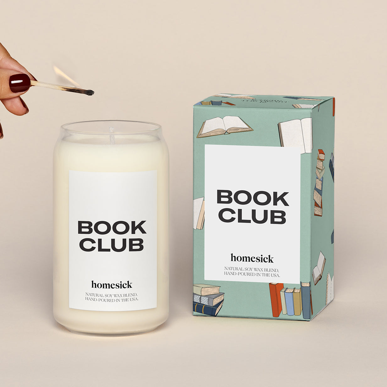 Book Club Candle