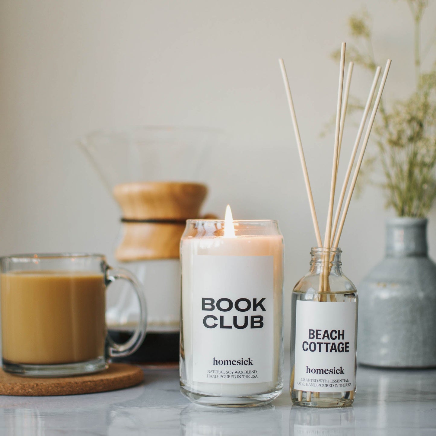 Book Club Candle