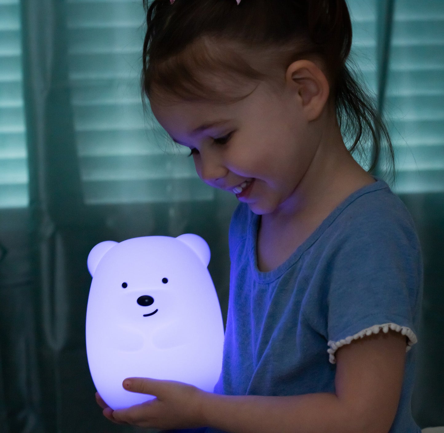 LumiPets® Bear - Children's Nursery Touch Night Light