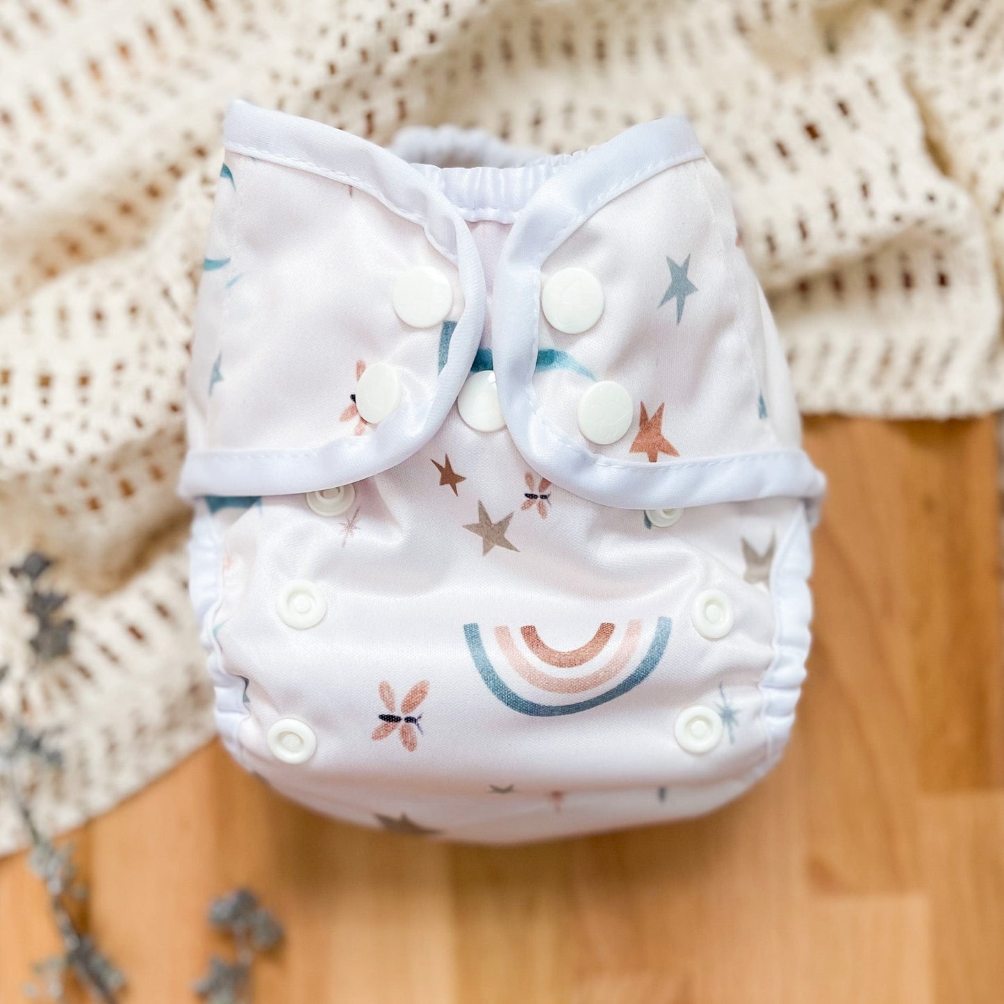 The "Bally"  Newborn Diaper Cover by Happy BeeHinds - Prints