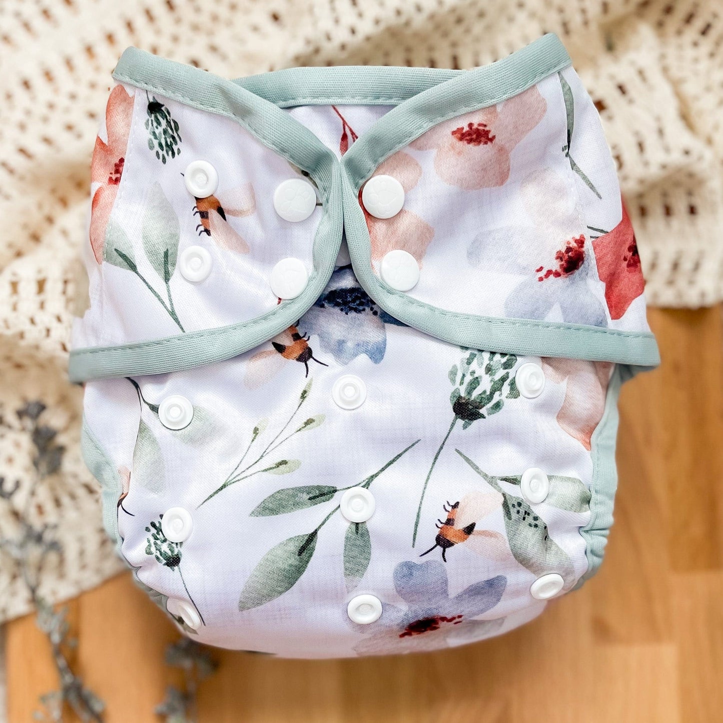 The "Bally" One Size Diaper Cover by Happy BeeHinds - Prints