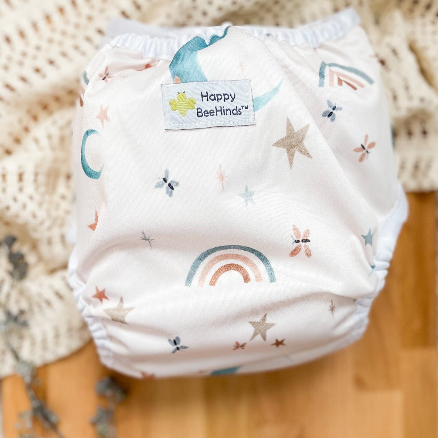 The "Bally" One Size Diaper Cover by Happy BeeHinds - Prints