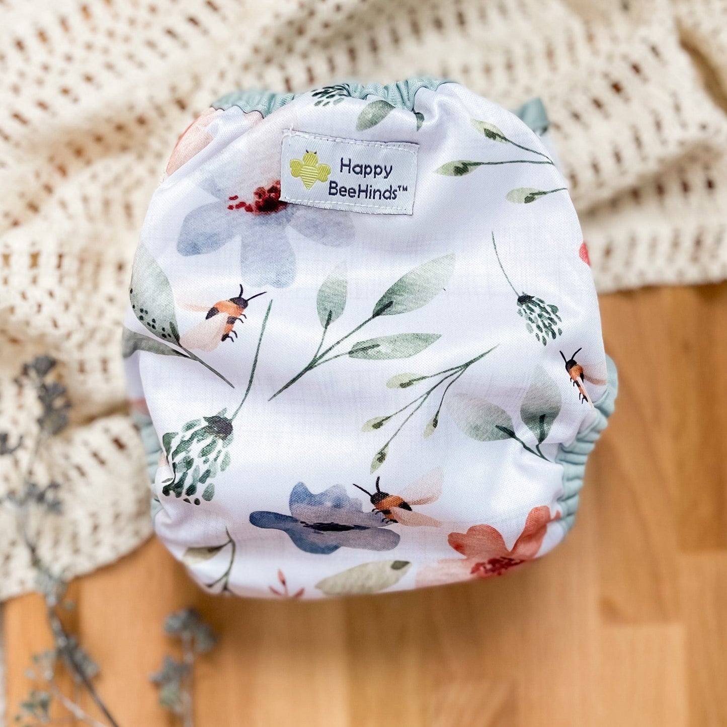 The "Bally"  Newborn Diaper Cover by Happy BeeHinds - Prints