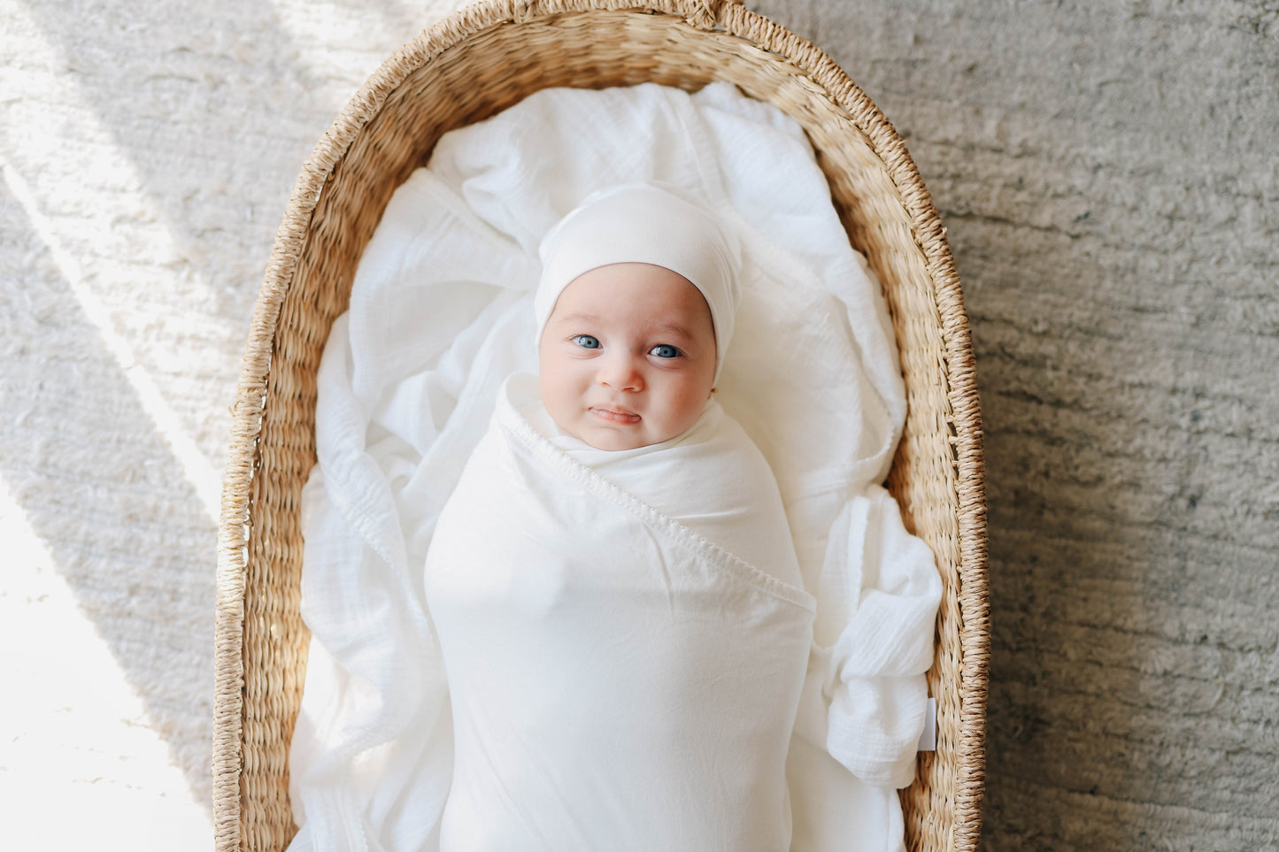 Modal Swaddle & Beanie Set in Gift Box