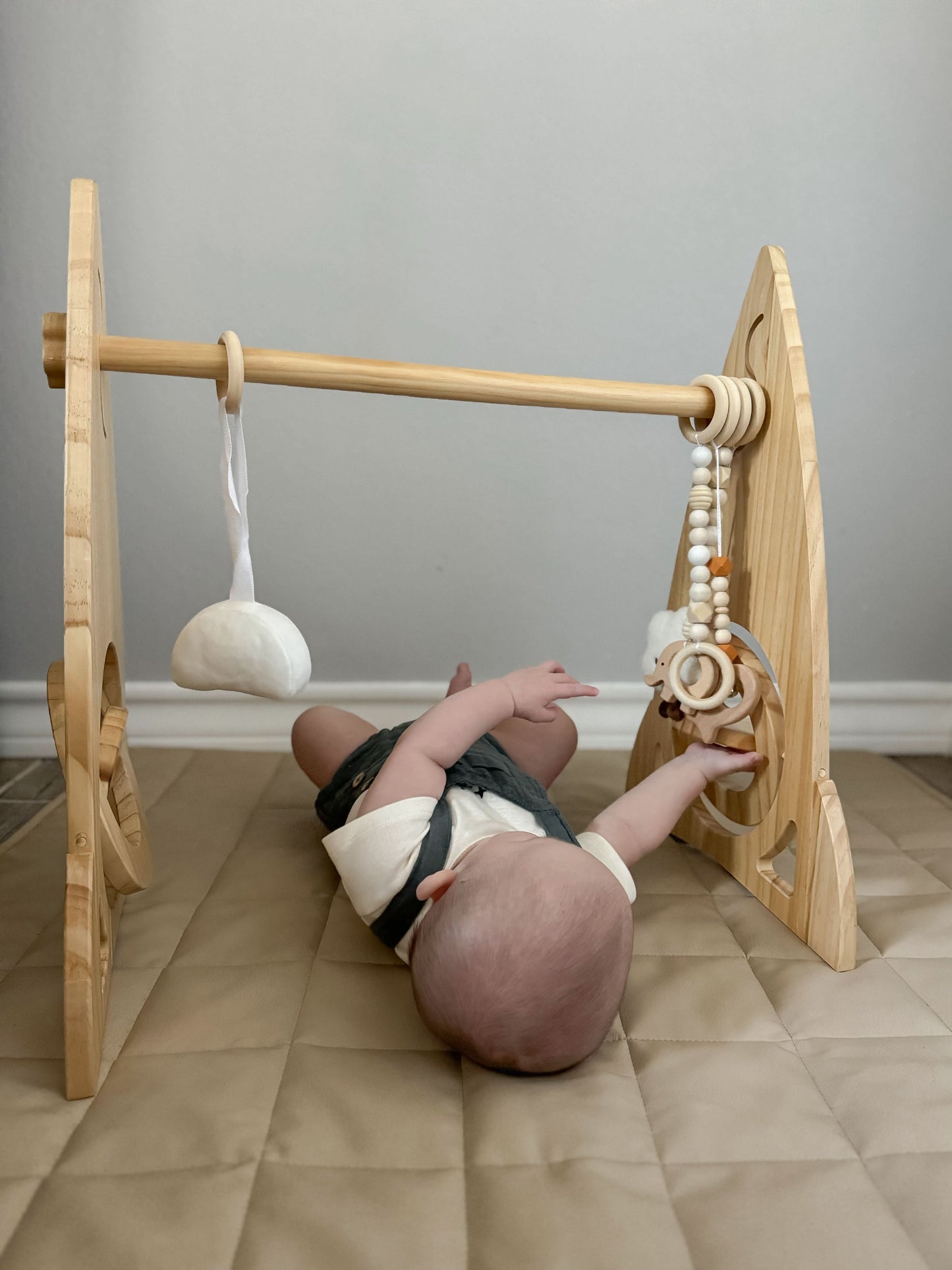 Rocket - Wooden Baby Gym