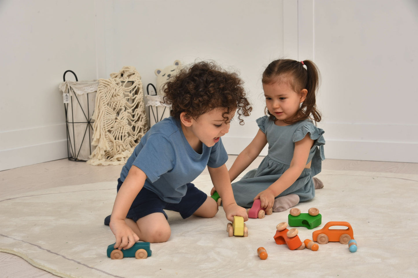 Wooden Car Toy set - 10 Piece Set