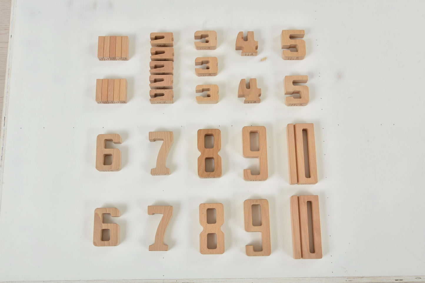 Number Blocks - Montessori Large Wooden Blocks