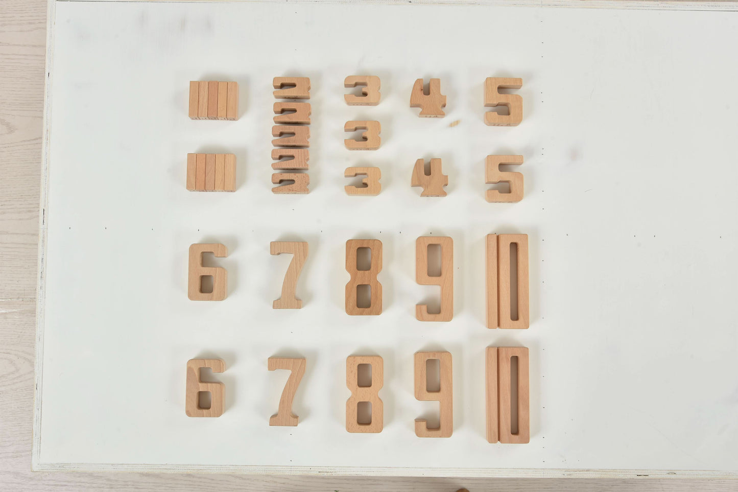 Number Blocks - Montessori Large Wooden Blocks