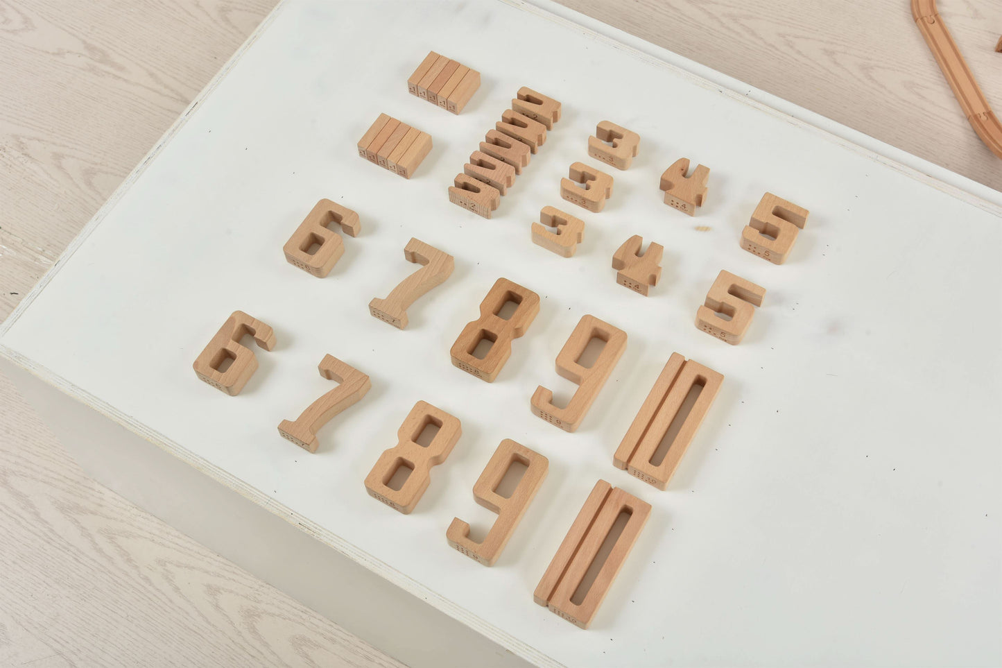 Number Blocks - Montessori Large Wooden Blocks