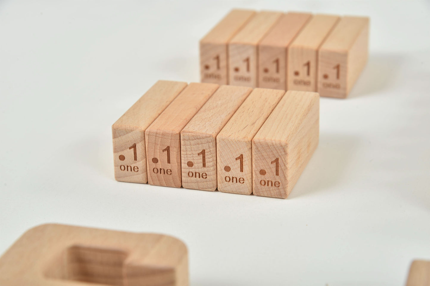 Number Blocks - Montessori Large Wooden Blocks